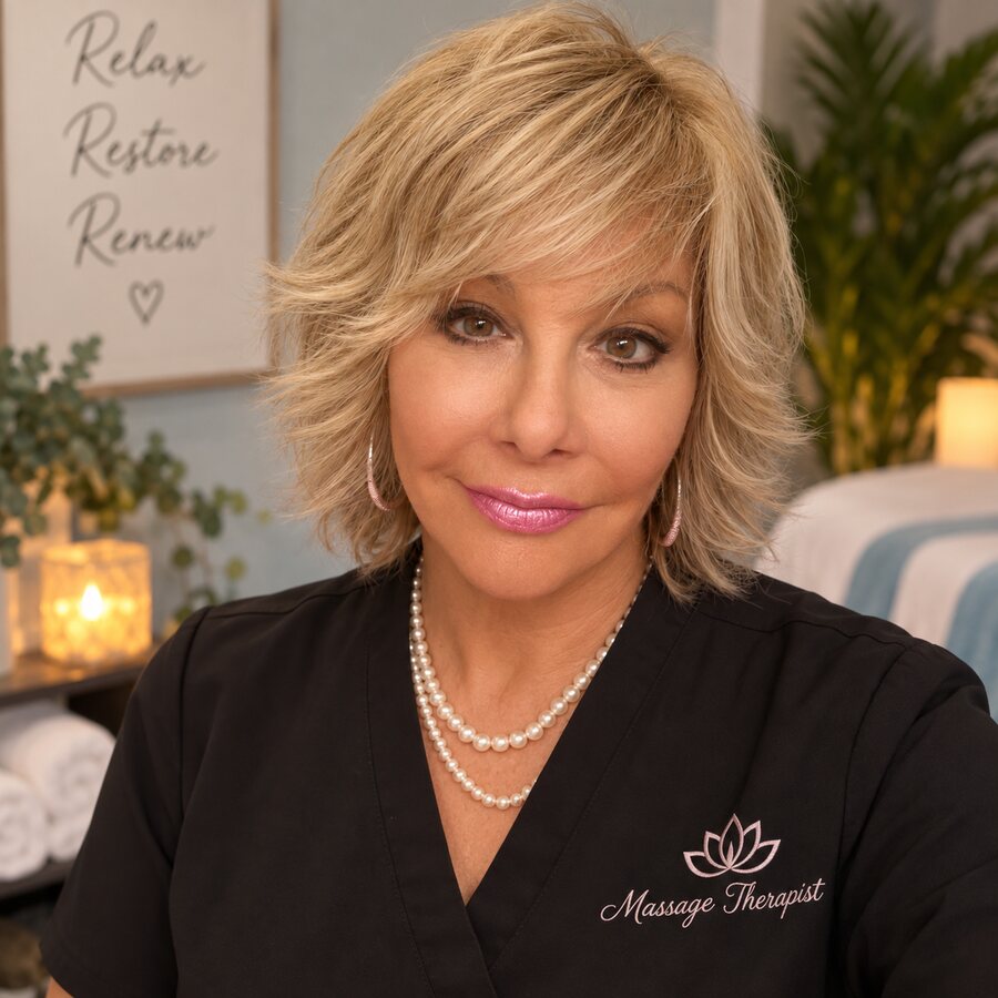 Nancy Rosano, LMT, owner of Clearwater Mobile Massage & Spa